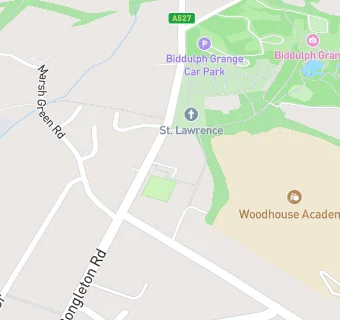 map for Biddulph Bowling and Recreational Club