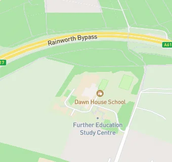 map for Dawn House School