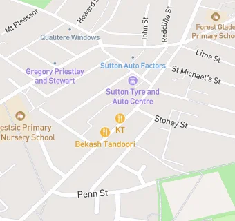 map for Outram Street Off Licence