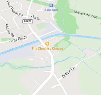 map for Cheshire Cheese