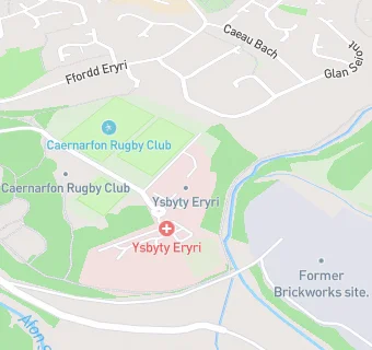 map for Clwb Rygbi Caernarfon