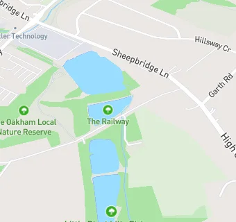 map for Bleak Hills Lanes Fishery