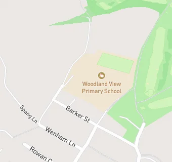 map for Woodland View Primary School