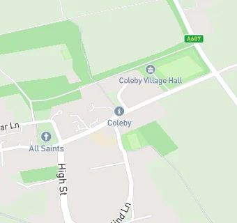 map for Coleby Primary School