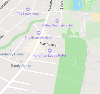 map for Knighton Lodge Hotel