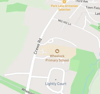 map for Wheelock Primary School