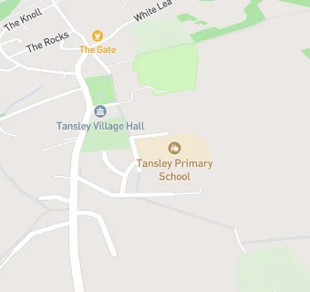 map for Tansley Primary School