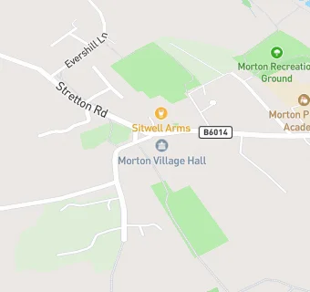 map for Morton Village Hall