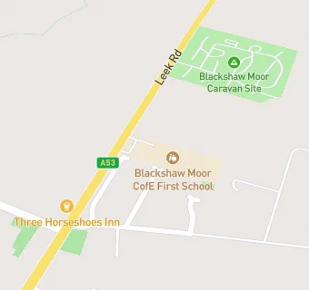 map for Blackshaw Moor CofE First School