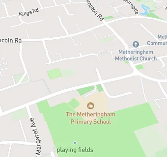 map for Metheringham Bowls Club