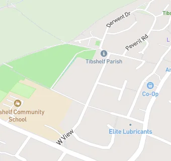 map for Tibshelf Community School