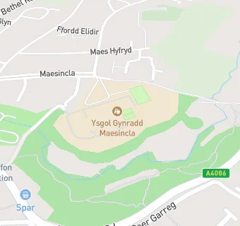 map for Ysgol Gynradd Maesincla