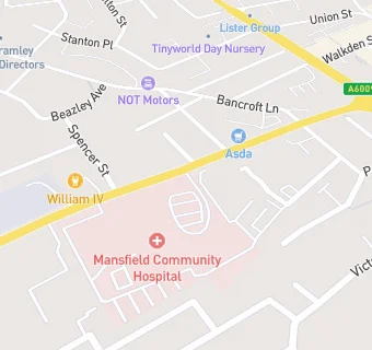 map for Orchard Medical Practice