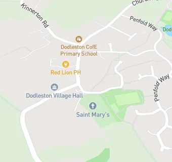 map for Dodleston County Primary School