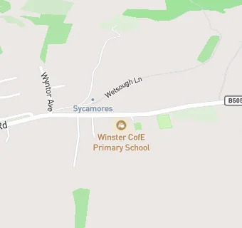 map for Winster CofE Primary School