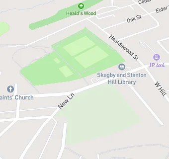 map for Brierley Park Medical Centre - Skegby Site