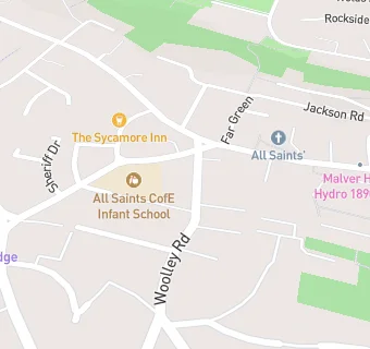 map for Matlock Pre-School Playgroup