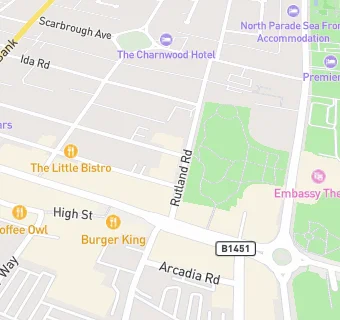 map for The Sherwood Hotel