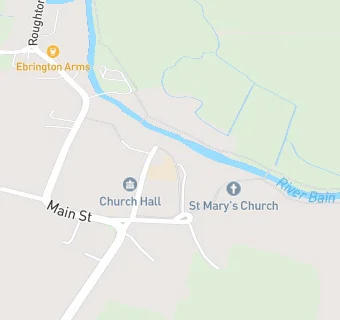 map for Kirkby On Bain Primary School