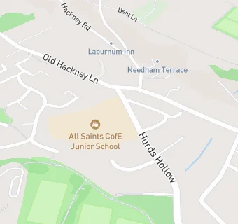 map for All Saints CofE Junior School