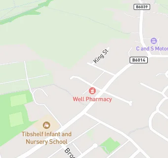 map for The Co-Operative Pharmacy (Wells Pharmacy)