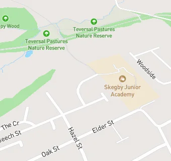 map for Skegby Junior Academy