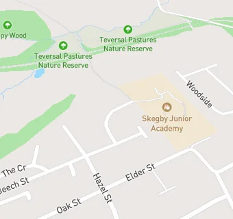 map for Skegby Junior Academy