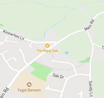 map for Ysgol Derwen