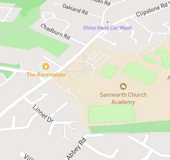 map for The Samworth Church Academy