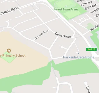 map for Abbey Primary School