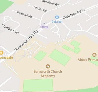 map for Abbey Primary School