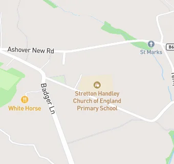 map for Stretton Handley Church Of England Primary School