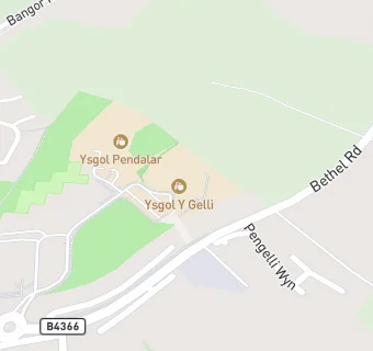 map for Ysgol Y Gelli