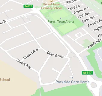 map for Park Side Nursing Home