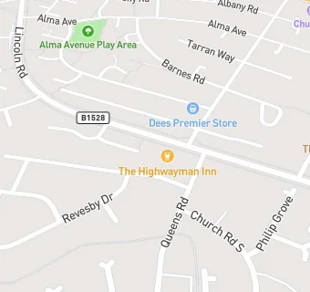 map for The Highwayman Inn