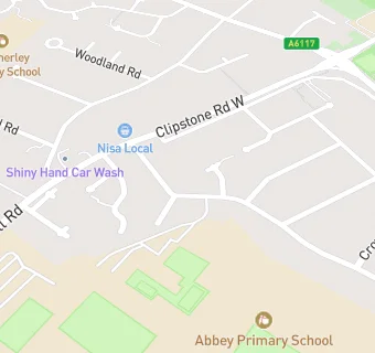 map for Sherwood Hall Upper School