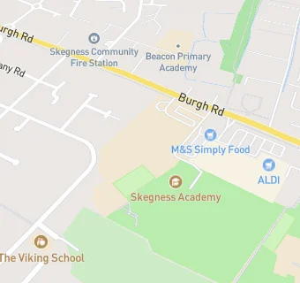 map for The Skegness Earl of Scarbrough High School