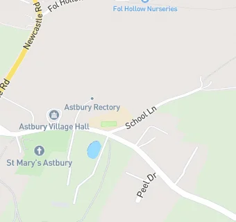 map for Astbury St Mary's CofE Primary School