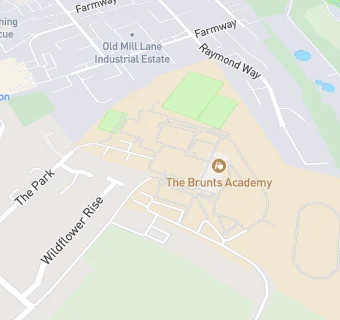 map for The Brunts Academy