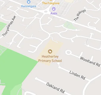 map for Heatherley Primary School