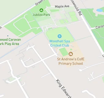 map for St Andrews Primary School