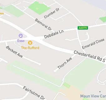 map for The Rufford