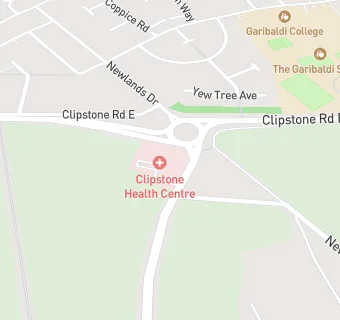 map for Sherwood Medical Partnership - Crown Medical Centre