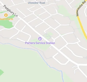 map for Porters Service Station