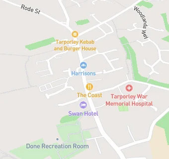 map for Tarporley Done Room Pre School