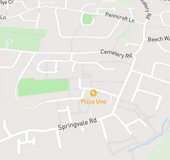 map for Pizza Uno