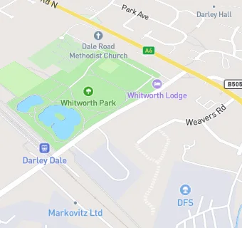 map for The Whitworth Centre