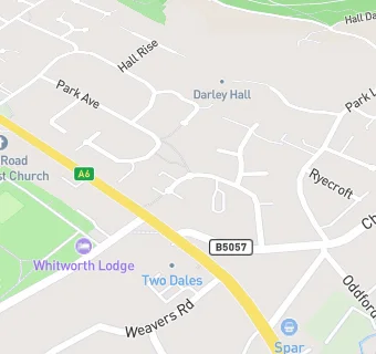 map for Darley Dale Medical Centre