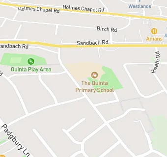 map for The Quinta Primary School Before and After School Club