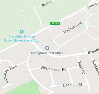 map for Broughton Fish Bar